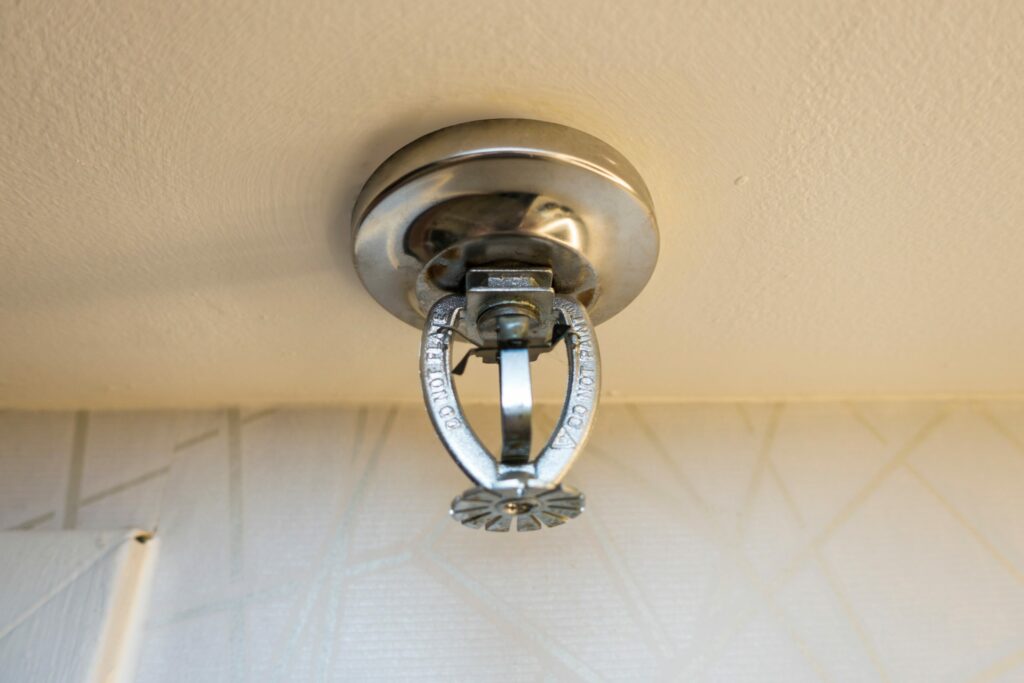 what are the different parts of a sprinkler head