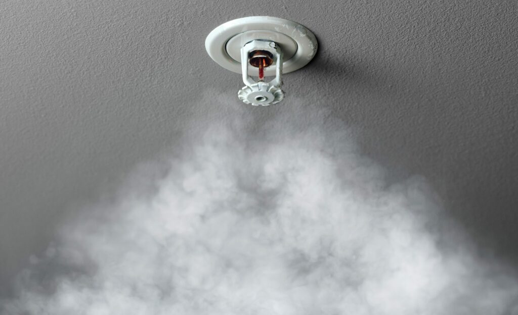 fire mist system sprinkler