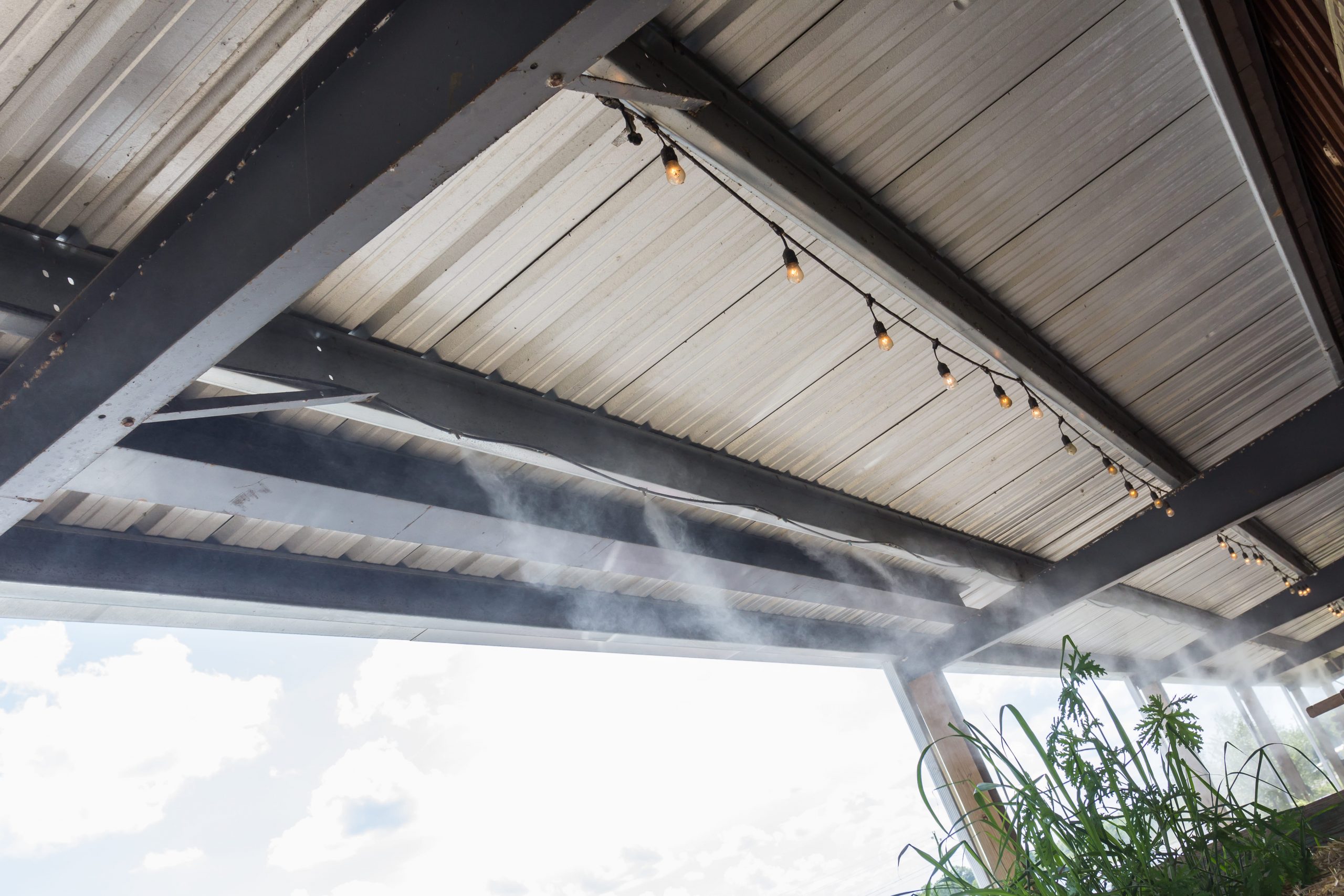 outdoor water misting systems vs sprinklers