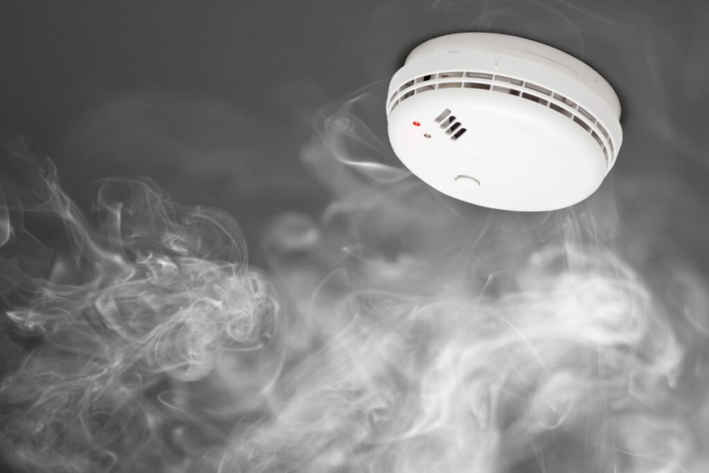 smoke alarm fire sprinkler system